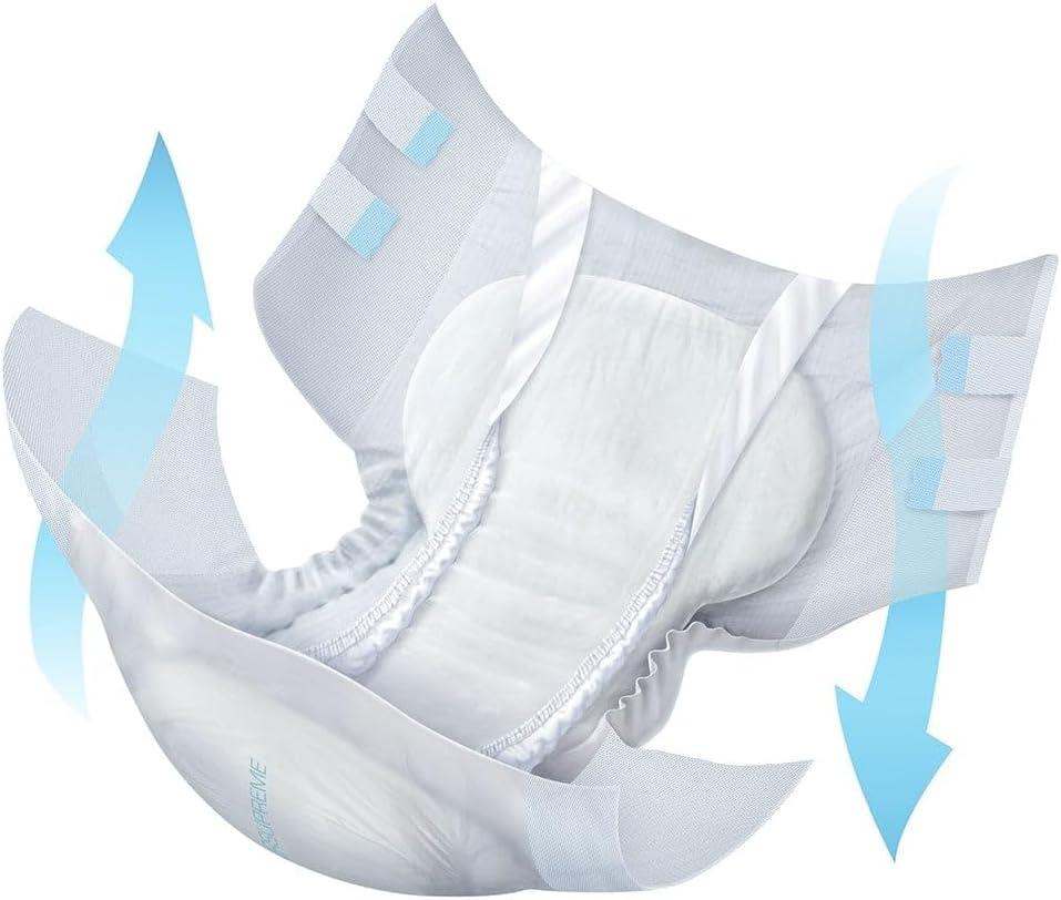 image:imageNorthShore AirSupreme Incontinence TabStyle Briefs for Men and Women Small Starter Pack4Large 4 Count
