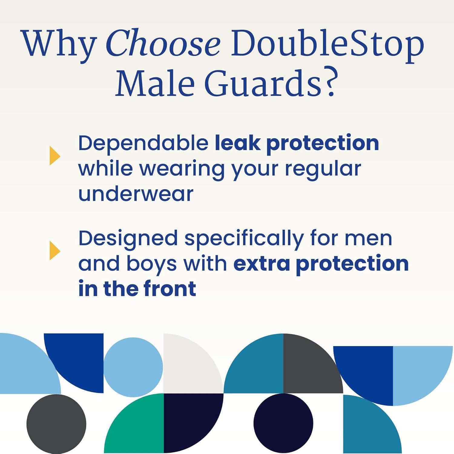 image:imageNorthShore DoubleStop Male Guards for Men Large Pack52Large 104 Count