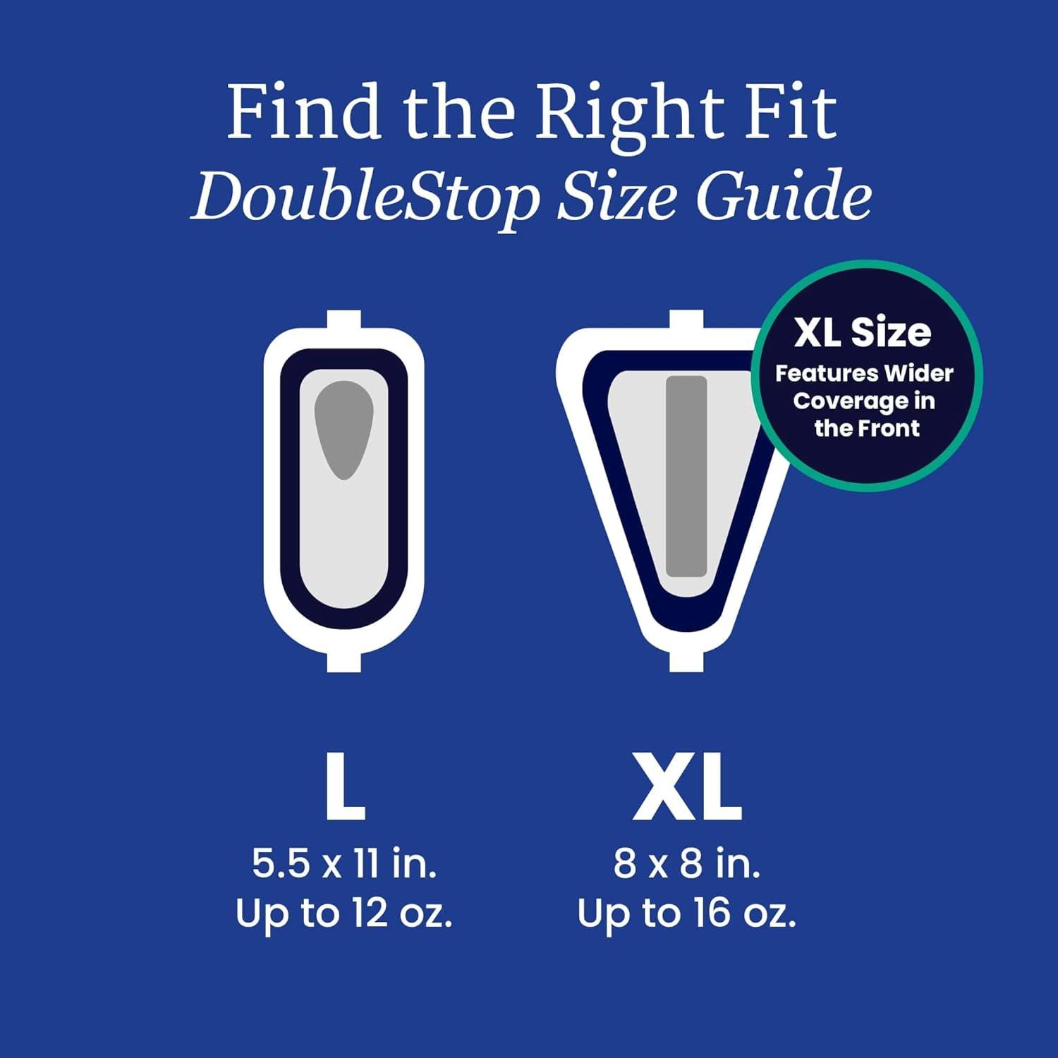 image:imageNorthShore DoubleStop Male Guards for Men Large Pack52XLarge 4 Count