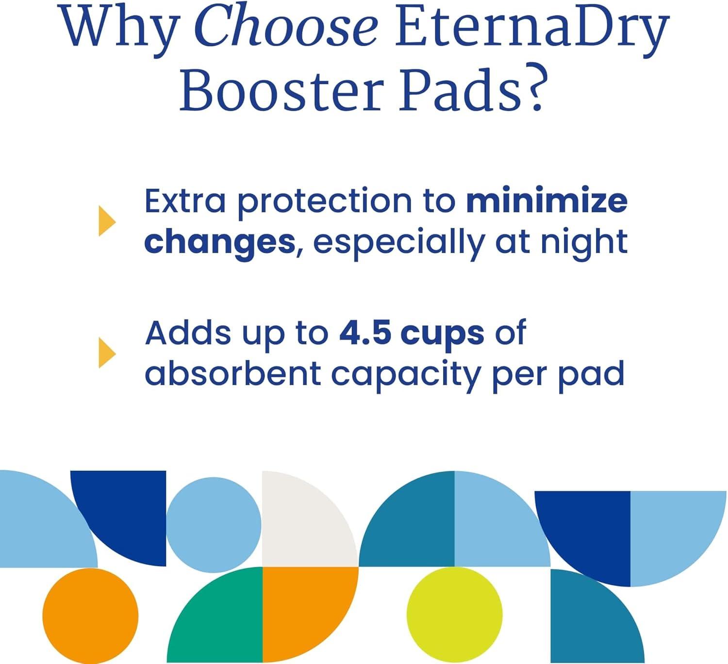 image:imageNorthShore EternaDry Booster Pads for Men and Women with Adhesive Large Case120 430s2XLarge 4 Count