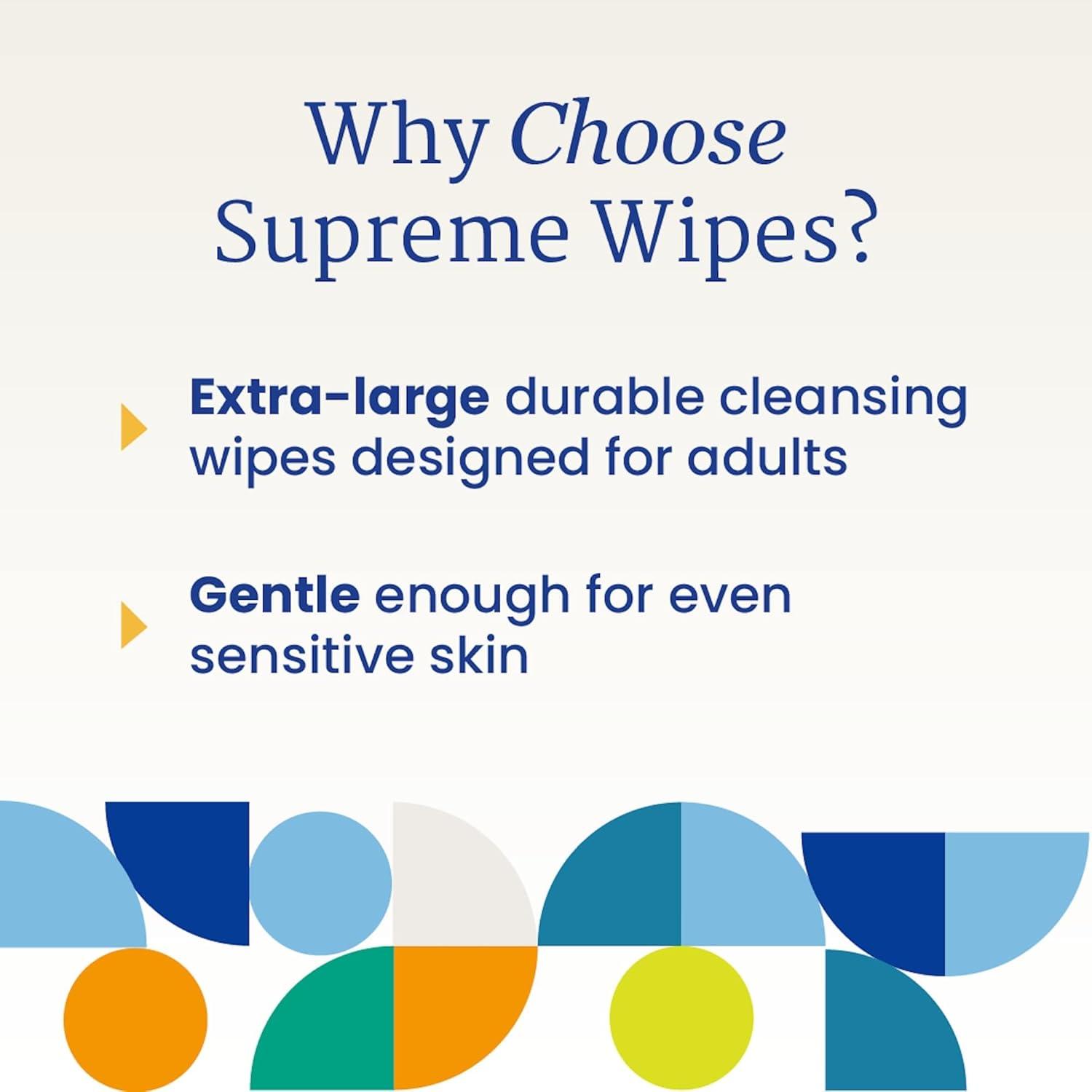 image:imageNorthShore Supreme HeavyDuty Quilted Wipes XLarge Case300 650s1