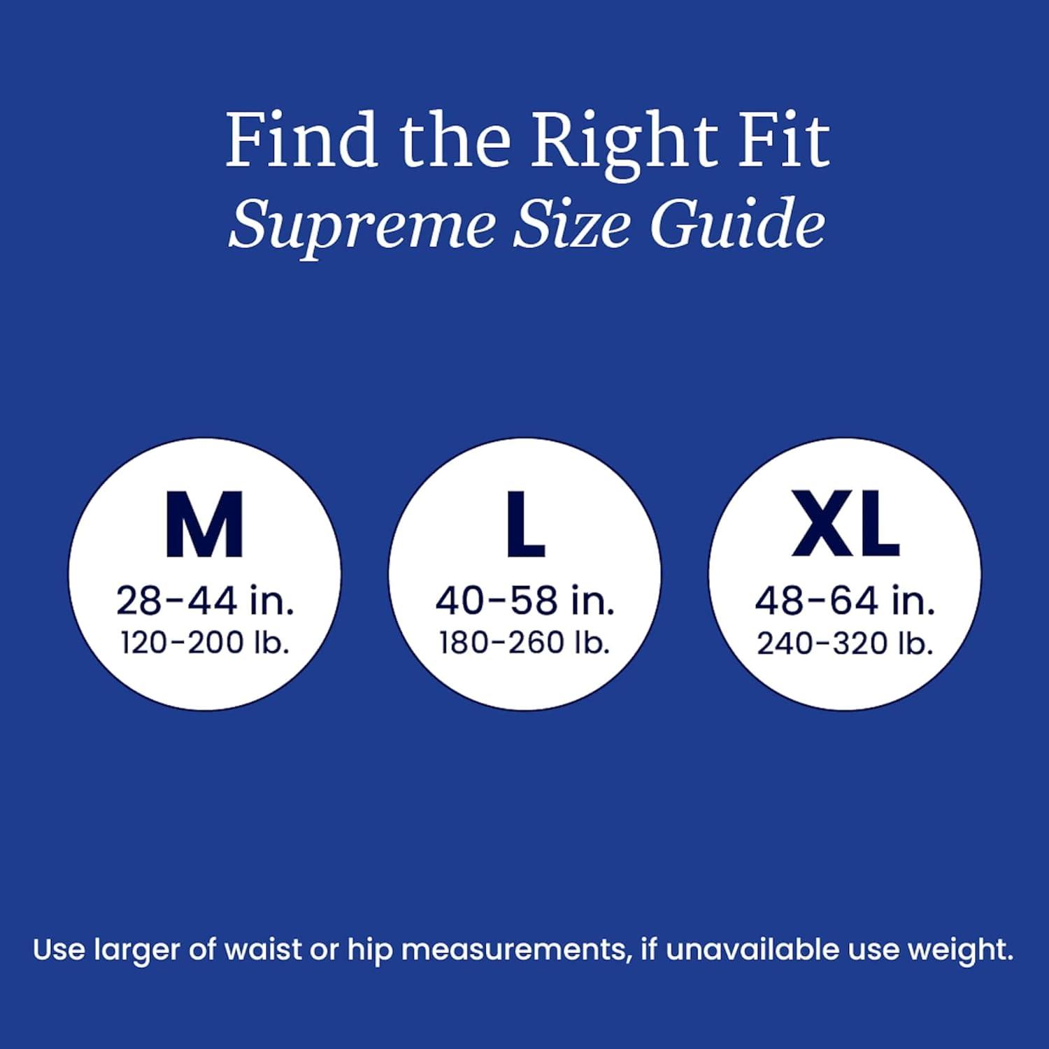 image:imageNorthShore Supreme TabStyle Briefs for Men and Women White Medium 60 CountMedium 60 Count