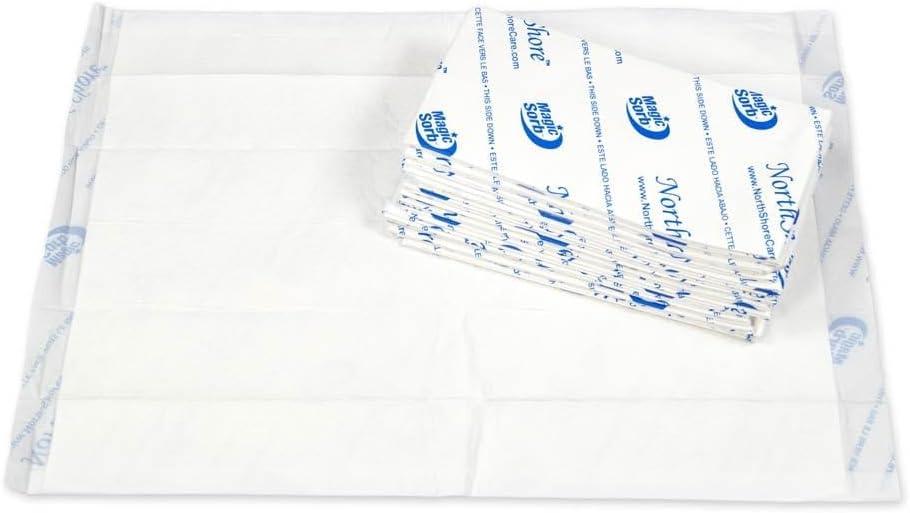 image:imageNorthshore MagicSorb Air 36 x 48 96 oz SuperAbsorbent Extra Long Underpads 2XL Case30 56sLarge 23x36 Inch 4 Count