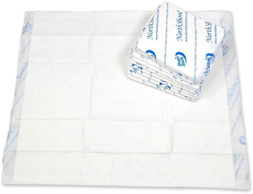 image:imageNorthshore MagicSorb Air 36 x 48 96 oz SuperAbsorbent Extra Long Underpads 2XL Case30 56sXLarge 30x36 Inch 4 Count