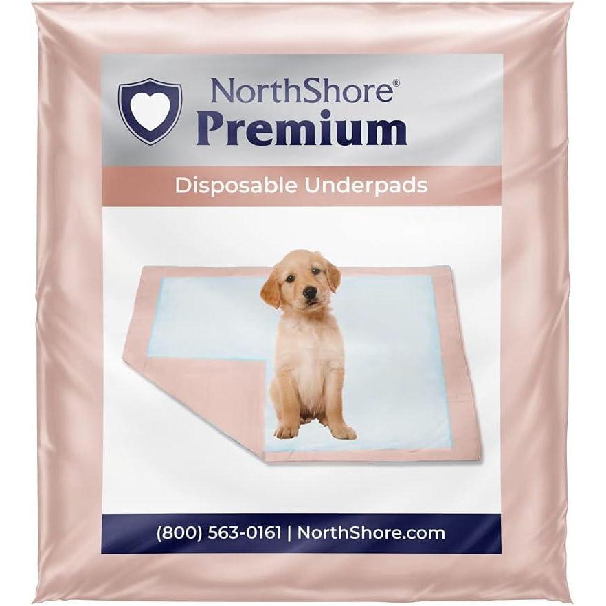 image:imageNorthShore Premium 36 x 36 45 oz Puppy Pads Peach XLarge Case80 810s