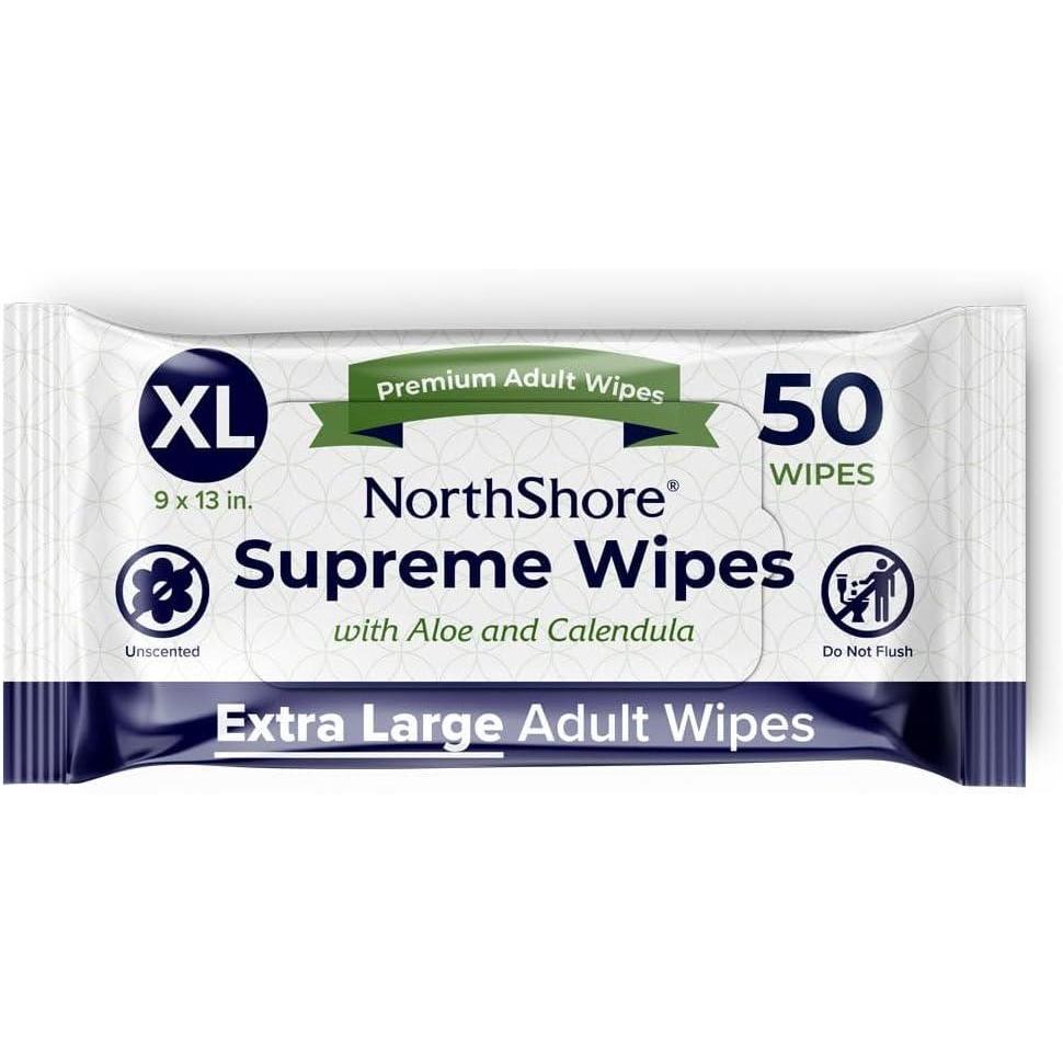 image:imageNorthShore Supreme HeavyDuty Quilted Wipes XLarge Case300 650s1