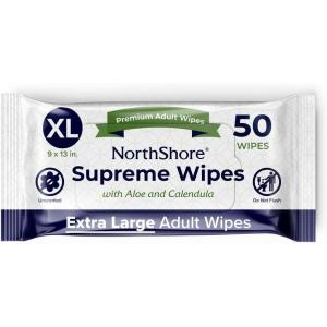 NorthShore Supreme Heavy-Duty Quilted Wipes, X-Large, Case/300 (6/50s)(1)