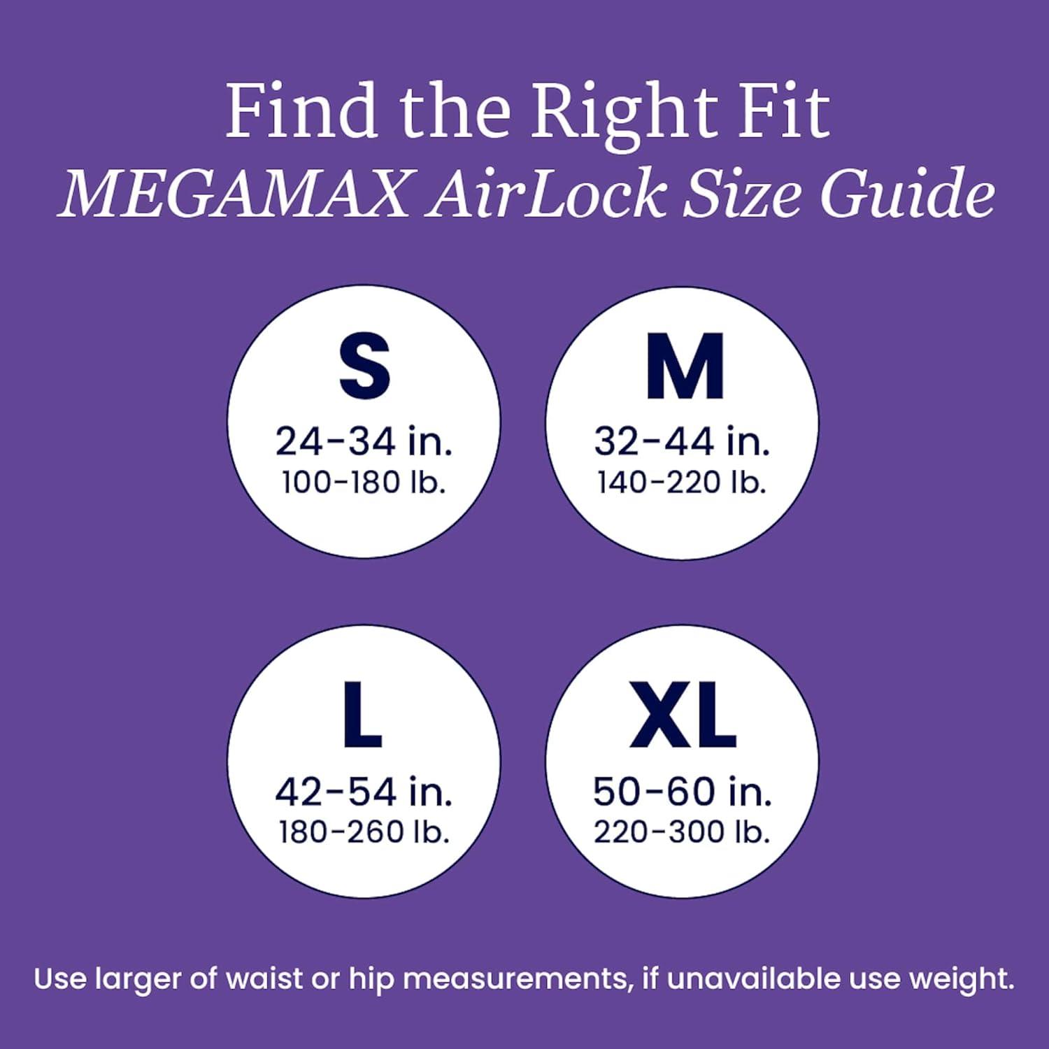image:imageNorthShore MegaMax AirLock Breathable 9Hour HBL Adult Diapers for Heavy Bladder Leaks Medium 12 Count Black 3244 inches TabStyle Incontinence Underwear for Men Women amp TeensBlack