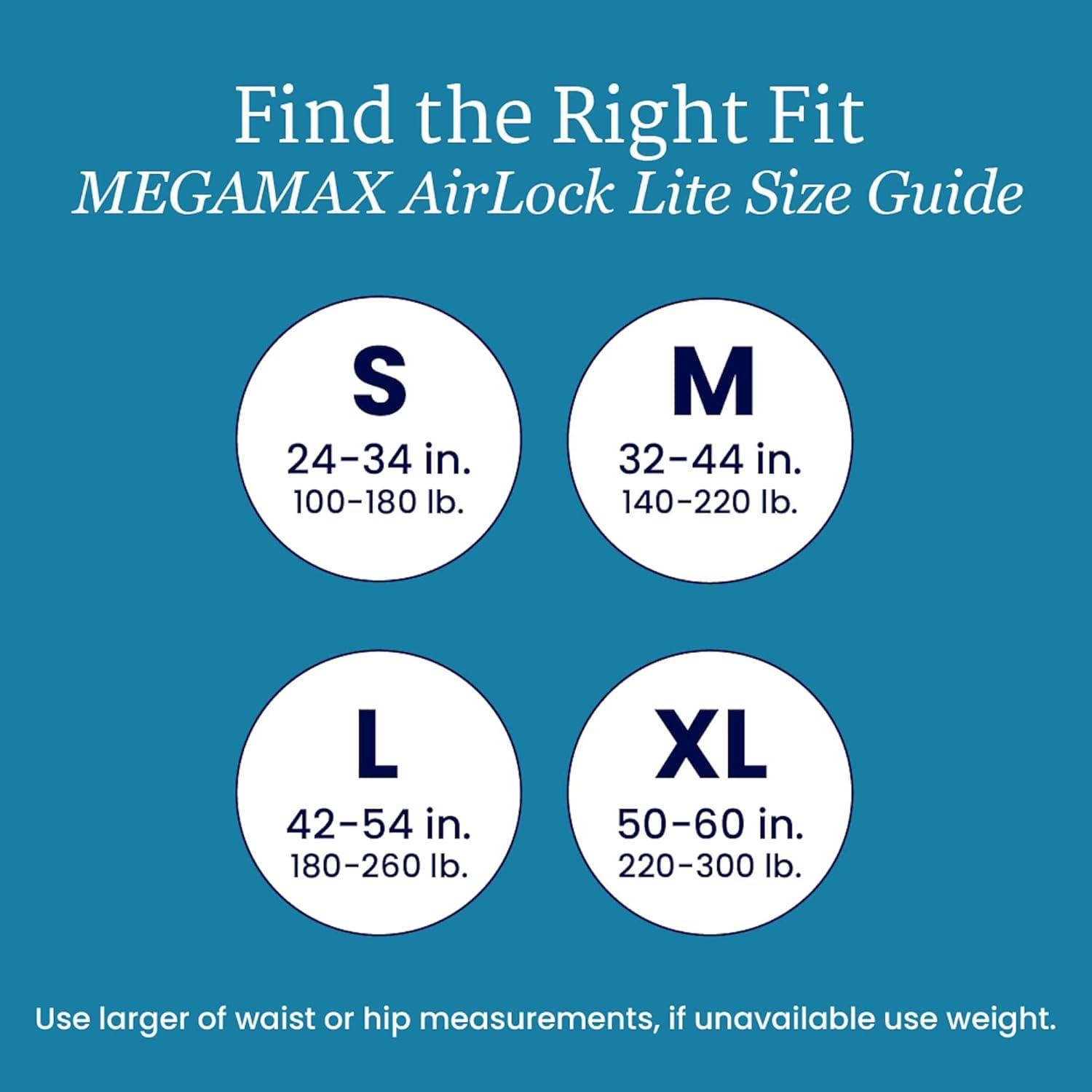 image:imageNorthShore MegaMax AirLock Lite Breathable 6Hour TabStyle Adult Diapers Medium 12 Count Bag White 3244 inches Unisex Incontinence UnderwearWhite